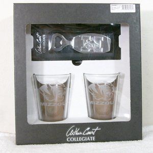 University of Missouri Pub Glass/Opener Set - Arthur Court Designs - New in Box